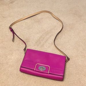 Kate Spade magenta crossbody bag